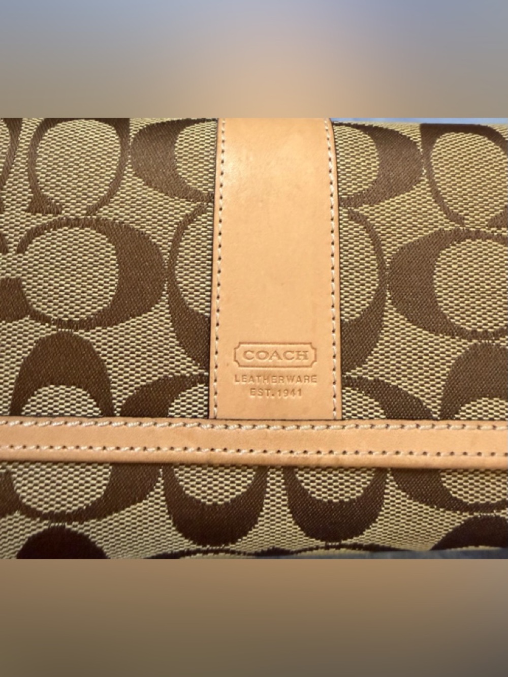 Coach Signature Long Wallet - Picture 9 of 12